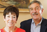 Mike Rubin (MALS '13) and Debbie Rubin (MAED '83, MALS '05)